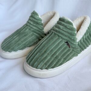 Corduroy Plush Slipper Booties Size 38-39 Fits US Women's 7-8